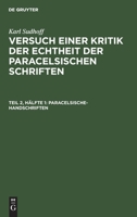 Paracelsische-Handschriften 3112379357 Book Cover