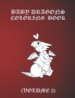 Baby Dragons Coloring Book: Fun Activity Book for Kids Ages 3-8 with Over 30 Illustrations of Cute Dragons (Volume 2) B08B35QWRV Book Cover