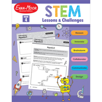 Stem Lessons and Challenges, Grade 4 1629388645 Book Cover