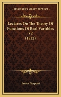 Lectures On The Theory Of Functions Of Real Variables V2 1164080067 Book Cover