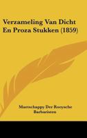 Verzameling Van Dicht En Proza Stukken (1859) 1160757593 Book Cover