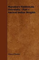 Ancient Indian Weights 1360275223 Book Cover