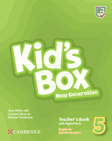 Kid's Box New Generation Level 5 Teacher's Book with Digital Pack English for Spanish Speakers 841322523X Book Cover