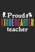 Proud Kindergarten Teacher: A5 Notizbuch, 120 Seiten gepunktet punktiert, Kindergarten Kinderg�rtnerin Kinderg�rtner Erzieher Erzieherin P�dagoge P�dagogin Kindergartenp�dagogin 166171675X Book Cover