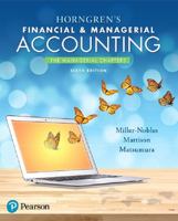 Horngren's Financial & Managerial Accounting, the Managerial Chapters 013385129X Book Cover