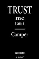 Calendar for Campers / Camper: Everlasting Calendar / Diary / Journal (365 Days / 3 Days per Page) for notes, journal writing, event planner, quotes & personal memories 1702291839 Book Cover