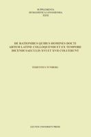de Rationibus Quibus Homines Docti Artem Latine Colloquendi Et Ex Tempore Dicendi Saeculis XVI Et XVII Coluerunt 9058679160 Book Cover