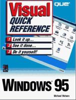 Windows 95: Visual Quick Reference 1565299302 Book Cover