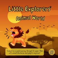 Little Explorers' Animal World: "Embark on a joyful journey through 52 pages filled with animal discoveries and playful surprises!" 1666409928 Book Cover
