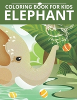 Elephant Coloring Book for Kids: Fun Coloring Activity Pages with Cute Elephant for Kids B0BW2SDDMK Book Cover