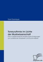 Toneurythmie Im Lichte Der Musikwissenschaft 3836664917 Book Cover