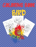 Coloring Book Bird: Gift for kids or adults - page 25 size 8.5*11in B08S2QLC7F Book Cover