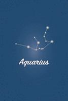 Aquarius: Star Sign Dot Grid Journal for Aquarians (6”x9“) 120 Pages 1690058129 Book Cover