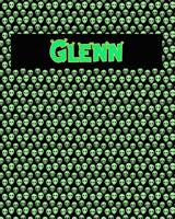 120 Page Handwriting Practice Book with Green Alien Cover Glenn: Primary Grades Handwriting Book 1096809494 Book Cover