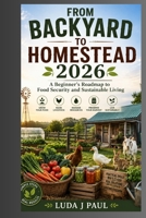From Backyard to Homestead 2026: A Beginner's Roadmap to Food Security and Sustainable Living B0H6GCJNXT Book Cover