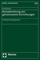 R?ckabwicklung Von Gemeinsamen Einrichtungen : Am Beispiel des Baugewerbes 3848766906 Book Cover