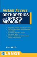 Lange Instant Access: Orthopedics and Sports Medicine (Lange Instant Access) 0071490094 Book Cover