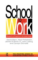 School to Work: Research on Programs in the United States 0750704292 Book Cover