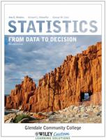 Statistics From Data to Decision 2E for Glendale Community College 1118168070 Book Cover