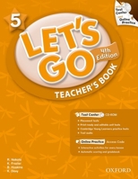 Let's Go 5 Teacher's Book with Test Center CD-ROM: Language Level: Beginning to High Intermediate. Interest Level: Grades K-6. Approx. Reading Level: K-4 019464152X Book Cover