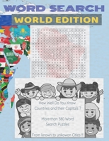 Word Search WORD COUNTRIES CITIES: Extend EDITION: Large Print 8.5x 11 Word Find Puzzles B08CWD66HQ Book Cover