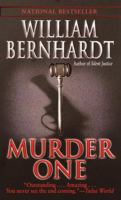 Murder One 0345428153 Book Cover