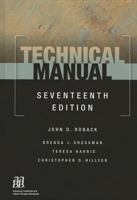 Technical Manual (Technical Manual of the American Assoc of Blood Banks) 1563952602 Book Cover