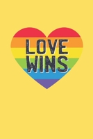 Love Wins: Terminplaner, Kalender und Terminkalender 2020 2021 - Stolz auf Homo, Gay, LGBT, Lesbisch, Schwul & Queer Monatsplaner und Wochenplaner | ... bis Dezember 2021 | Din A5 (German Edition) B083XT12NP Book Cover