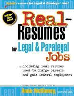 Real-Resumes for Legal & Paralegal Jobs 1475093640 Book Cover