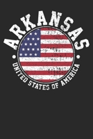 Notebook: Arkansas Vintage Dot Grid 6x9 120 Pages 1699079099 Book Cover