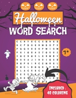 Halloween Word Search: Activity Book for Kids 7-12 years old | 40 Word Search with Answers & Coloring | Puzzlebook for Boys and Girls | Large Print 8.5x11 inches B08HG9MRJQ Book Cover