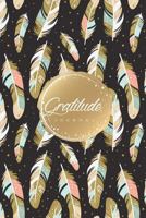 Gratitude Journal: Daily Mindfulness Journal & Self Reflection Journal, Midnight Feature Cover 1546887571 Book Cover