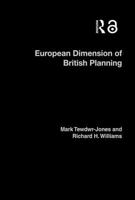 The European Dimension of British Planning 0415234050 Book Cover