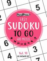 SUDOKU TO GO (400 Puzzles, easy): Sudoku Puzzle Books for adults 1979619263 Book Cover