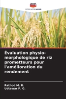 Évaluation physio-morphologique de riz prometteurs pour l'amélioration du rendement (French Edition) 6208214548 Book Cover