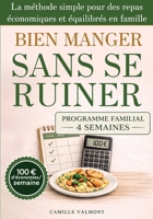 BIEN MANGER SANS SE RUINER: La méthode simple pour réduire son budget courses, planifier ses repas et manger équilibré en famille (French Edition) B0GWK8SVCJ Book Cover