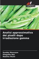 Analisi approssimativa dei piselli dopo irradiazione gamma 6209314716 Book Cover