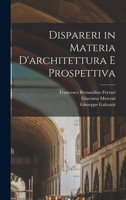 Dispareri in materia d'architettura e prospettiva 1019257482 Book Cover