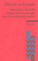 Discuter En Français: Französisch Deutsche Diskussionswendungen Mit Anwendungsbeispielen 3150197163 Book Cover