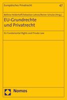 Eu-Grundrechte Und Privatrecht: Eu Fundamental Rights and Private Law 3848731355 Book Cover