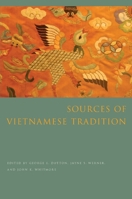 Sources Of Vietnamese Tradition 0231138628 Book Cover