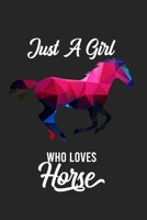 Just a Girl who loves Horse: Horse Notebook Journal to write in| horse journal diary | 120 Pages Ruled Notebook ( 6" x 9" ) | Ideal Gift, horse notebook, horse journal, birthday gift 1674185928 Book Cover
