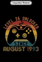 Composition Notebook: Level 28 Unlocked Awesome Since 1991 28th Birthday Gamer Journal/Notebook Blank Lined Ruled 6x9 100 Pages 1702188450 Book Cover