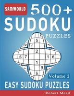 Easy Sudoku Puzzles: Over 500 Easy Sudoku Puzzles And Solutions (Volume 2) B08B35XHVV Book Cover