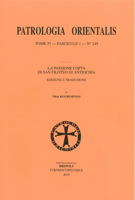 La Passione Copta Si San Filoteo Di Antiochia: Edizione E Traduzione 2503588409 Book Cover