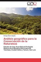 Analisis Geografico Para La Conservacion de La Naturaleza 3848468743 Book Cover