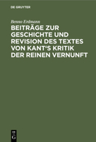 Beitr�ge Zur Geschichte Und Revision Des Textes... 1011106051 Book Cover