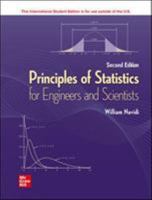 Principles of Statistics for Engineers and Scientists 1260257819 Book Cover
