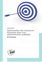 Optimisation des ressources humaines dans une administration publique 383814726X Book Cover