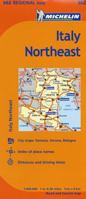 Michelin Italy: Northeast Map 562 2067175335 Book Cover